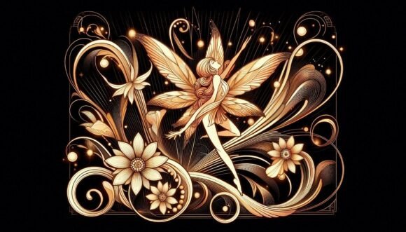 Download Art Deco Fairy, Elegant Curves and Light - Curves Collection
