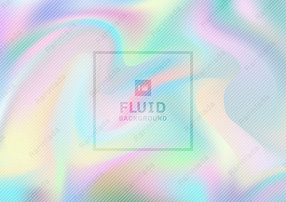 Download Abstract Iridescent Holographic Design - Graphic design Collection